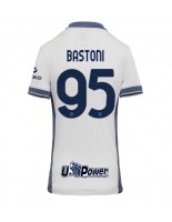 Inter Milan Alessandro Bastoni #95 Bortedrakt Dame 2024-25 Korte ermer